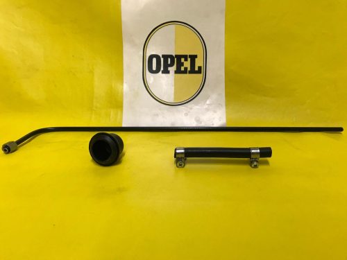 NEU Opel Kadett B Olympia A Tankstutzen + Verbinder Schlauch + Tülle Durchgang