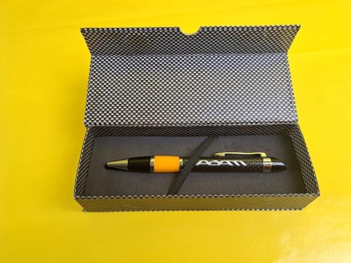 Kugelschreiber Opel Adam Stift Opel Collection Farbe: Orange Carbon Original Neu