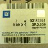 Bremsscheibe Opel Corsa A 1,6 GSI Satz vorne GM 93182291 Neu Original