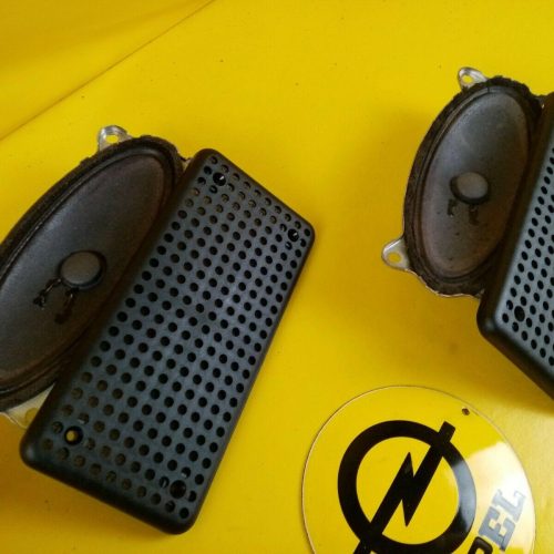 NEU + ORIGINAL Opel Monza Lautsprecher Satz mit Blenden Box Boxen