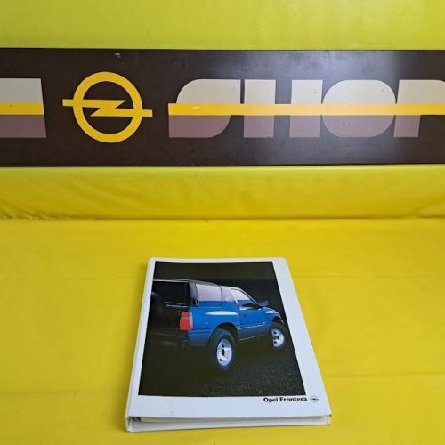 Pressemappe Opel Frontera A + Werksfotos Broschüre Prospekt Sammler