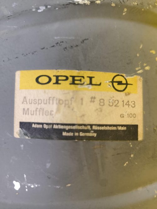 Auspuff Opel Admiral Diplomat A 2,8H Mitteltopf Schalldämpfer Neu Original