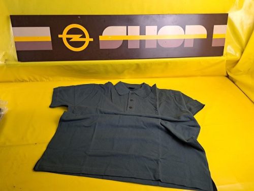 Opel Speedster Collection Polo Shirt T-Shirt Größe L Grün 100 % Baumwolle Original