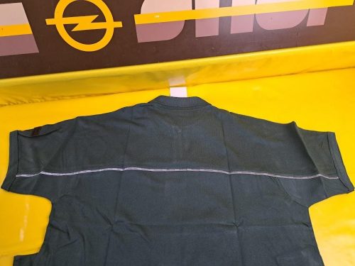 Opel Speedster Collection Polo Shirt T-Shirt Größe L grün mit Reißverschluss Original