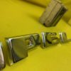NEU + ORIGINAL OPEL Olympia Rekord P1 Emblem Chrom Buchstaben Motorhaube NOS