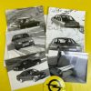 ORIGINAL OPEL Broschüre + Werksfotos Modellvorstellung Omega A Corsa A Kadett E