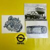 ORIGINAL OPEL Broschüre + Werksfotos Modellvorstellung Omega A Corsa A Kadett E