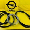 Opel Kadett B Coupe F Front + Heckscheibendichtung + Chromzierleiste Satz