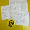 ORIGINAL OPEL Omega A + Kadett E Kombi Broschüre + Werksfotos inkl. Preislisten