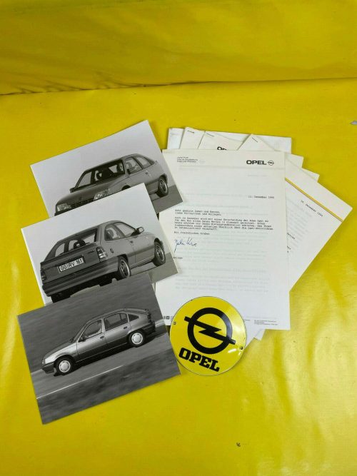 ORIGINAL OPEL Broschüre + Werksfotos, Modelle Kadett E, Vectra A,