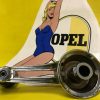 NEU + ORIGINAL OPEL Kapitän A + Admiral A + Diplomat A Fensterkurbel Griff Chrom