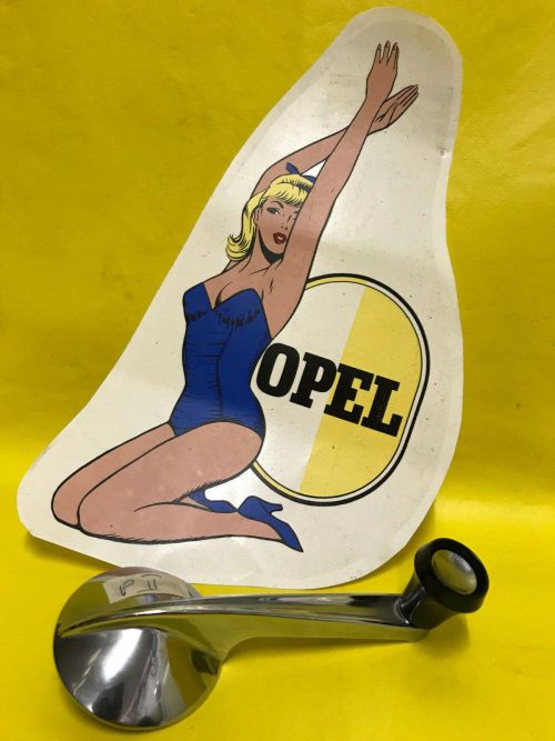 NEU + ORIGINAL OPEL Olympia Rekord P2 Fensterkurbel Fenster Kurbel Griff NOS