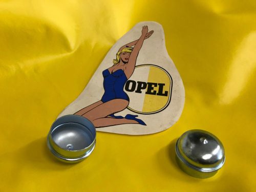 NEU 2x Abdeckkappe Radnabe OPEL Rekord C D Commodore A B Kadett GT Manta Ascona