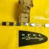 NEU + ORIGINAL OPEL Olympia Rekord P2 Emblem Chrom Buchstaben Motorhaube NOS