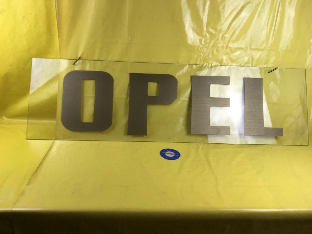 ID_28716_orig-2.jpg Opel Reklame Scheibe Werbung Schriftzug Logo Oldtimer Schild Glasscheibe Scheibe