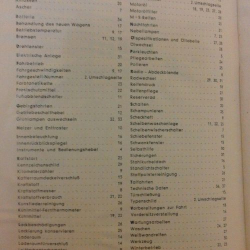 ORIGINAL OPEL Betriebsanleitung Handbuch Serviceheft Kadett A Limousine Kombi