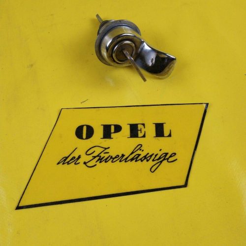 NEU + ORIGINAL Opel Kadett A Schloß inkl. Schlüssel chrom Kofferdeckel