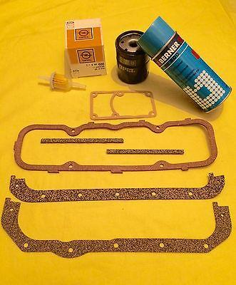 OPEL Ascona A alle 1,2 Limousine Caravan Filter Dichtungen Motor Ölwanne OHV