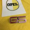 NEU ORG Opel Emblem Schriftzug Commodre B GS Coupe 2,5 2,8 CiH rot chrom NOS GM