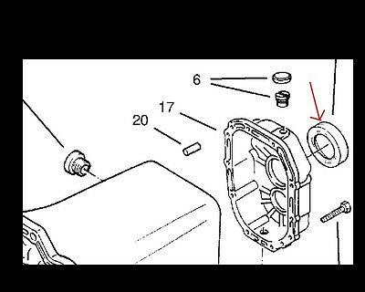 OPEL Omega A Senator B Omega B Dichtring Simmerring Getriebe Getriebedeckel NEU