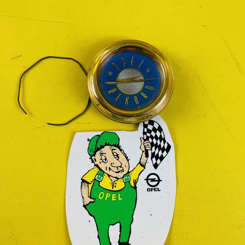 Opel Olympia Rekord P1 Emblem Lenkrad "Hupenknopf" Hupenring Lenksäule