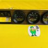 ORIGINAL Opel Kadett B Armaturen Holzimitat Tacho Uhr Schalter Cockpit Dimmer