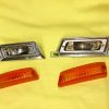 ORIG Opel 1 Paar Blinker vorne Olympia Rekord '53 '54 1953 1954 Chrom Lim Cabrio