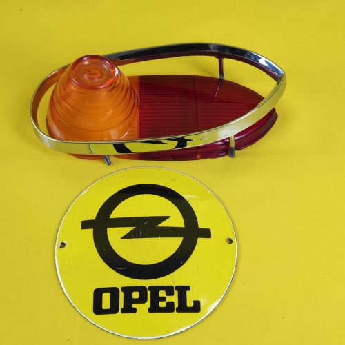 Rücklicht Opel Olympia Rekord 1954 1955 Limousine Cabrio Glas Chrom Gebraucht