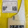 Schmutzfänger Opel Ascona B, Manta B Spritzschutz mud flaps mudflaps Spritzlappen weiß weiss Original Neu