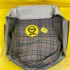 NEU + ORIGINAL Opel Kadett E Sitzbezug Polster Bezug Stoff grau Karo