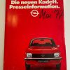 ORIGINAL OPEL Broschüre+Werksfotos Presseinformation Kadett C Berlina + Caravan