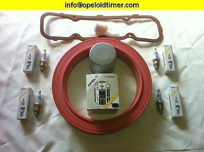 NEU Opel Kadett A 1,0 Liter Inspektionskit SATZ Dichtung Öl Filter Zündkerzen