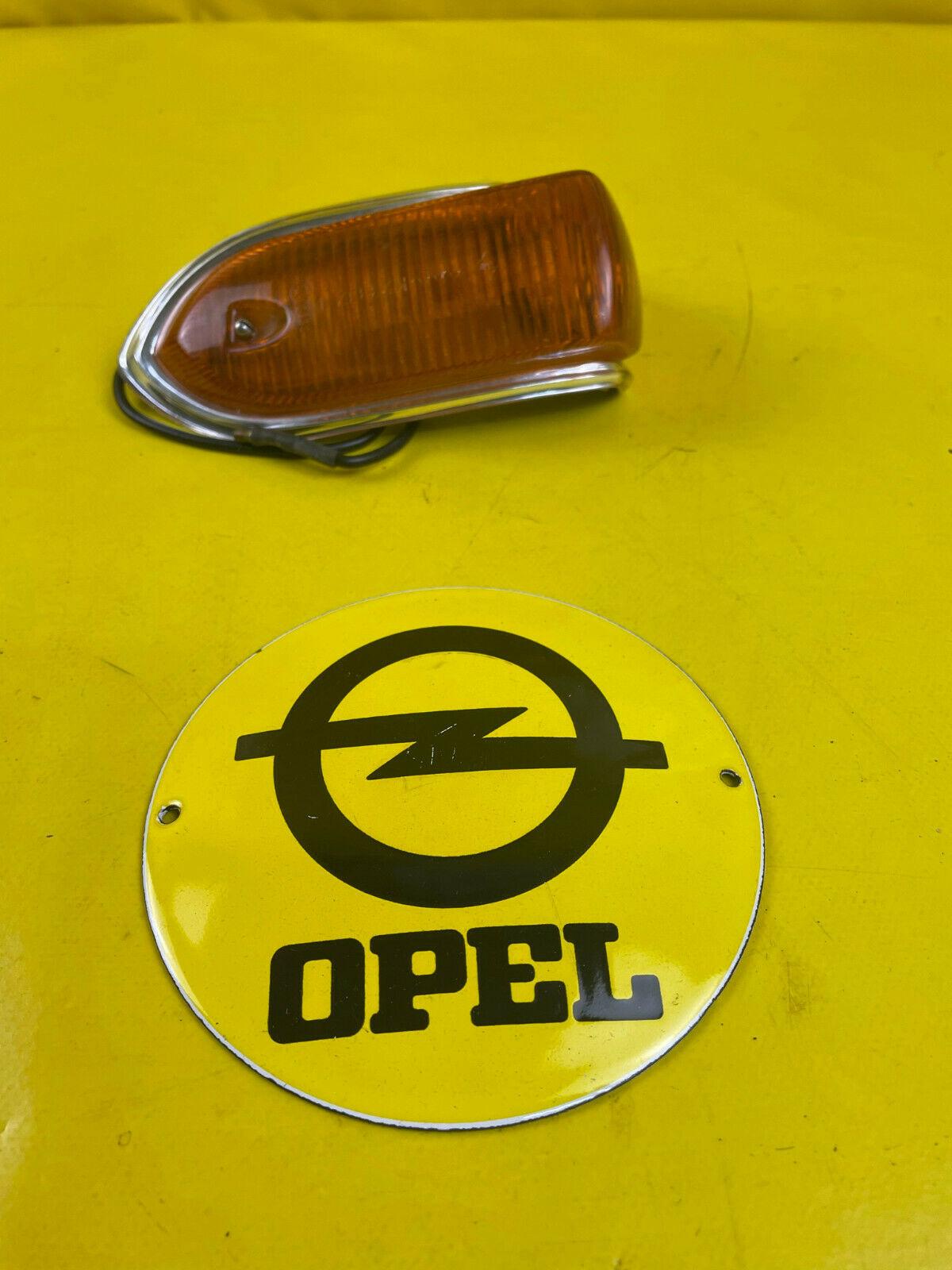 ID_32802_orig.jpg NEU + ORIGINAL Opel Rekord A/B Coupe Limousine Blinker orange Gehäuse Glas