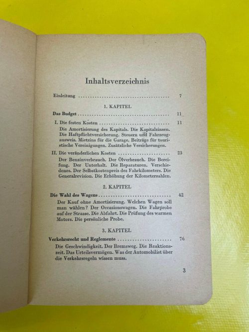 Sammler Literatur Jahr 1952 Autofahren aber mit Verstand Wohnlich Oldtimer Auto
