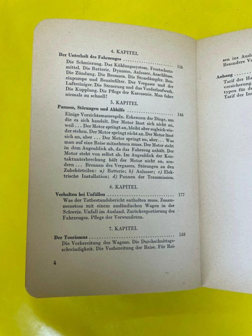 Sammler Literatur Jahr 1952 Autofahren aber mit Verstand Wohnlich Oldtimer Auto