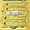 Orig Opel Satz Ventildeckeldichtung Sintra Omega B 2,5 2,6 3,0 X25XE Y26SE X30XE
