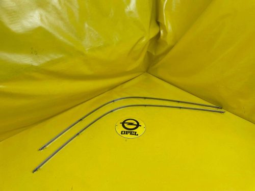NEU + ORIGINAL Opel Omega A Satz Zierleiste in Stoßstange Chrom Chromleiste