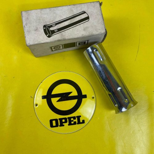 NEU + ORIGINAL Opel Rekord P1 P2 Universal Chromblende Auspuff 35 mm NOS