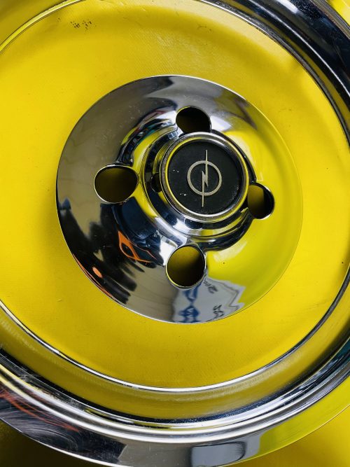 Opel GT A/L 1,9 Zierringe Radkappen Chrom Felge
