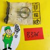 NEU + ORIGINAL Opel Rekord A Emblem Motorhaube Zeichen Chrom