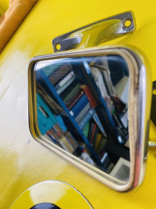Original Opel Kapitän Admiral B Außenspiegel 1. Serie Chrom