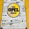 Opel Rekord C Tafel 1 Karosserieteile Übersicht Zeichnungen Original Sammler RAR