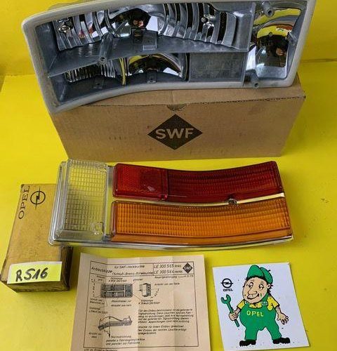 NEU/NOS Original OPEL Commodore A Rekord C Limousine + Coupe Rücklicht komplett NOTE1 !
