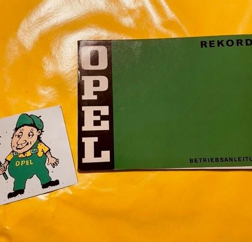 ORIGINAL Betriebsanleitung Opel Rekord D - 1972
