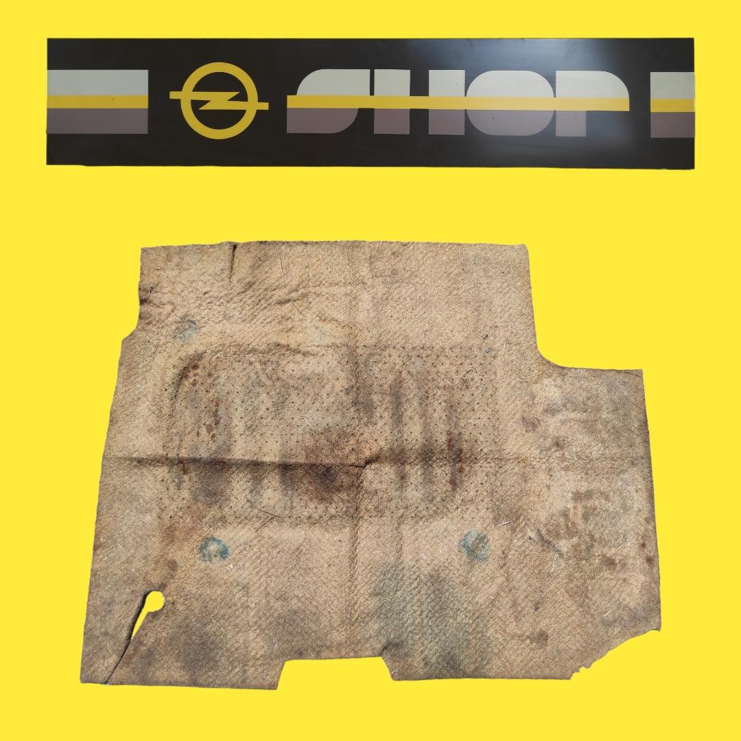 ID_72338_orig.jpg Einlegematte Opel Olympia Rekord P2 Limousine Matte Kofferraum Kofferraummatte Gebraucht Original