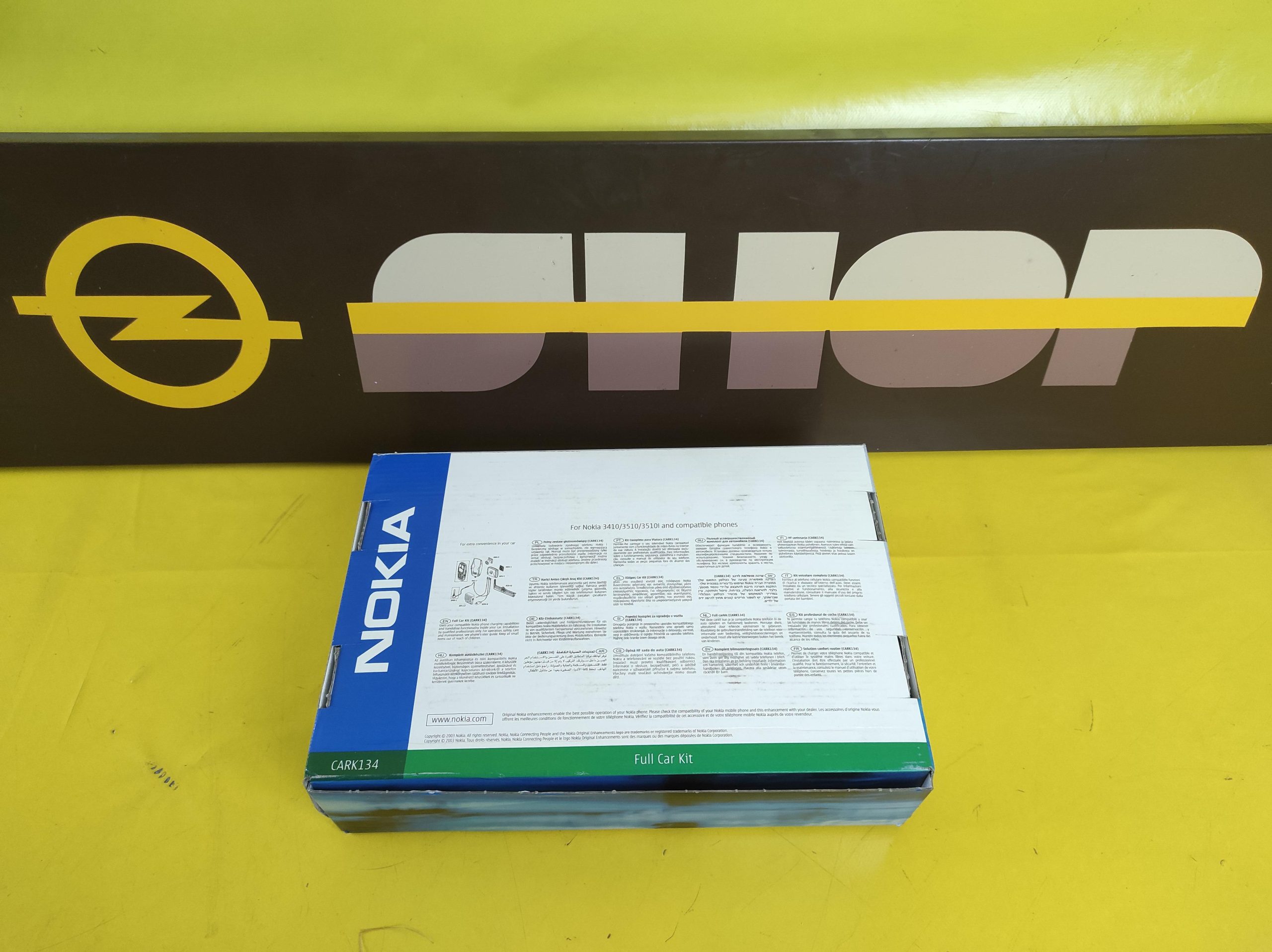 ID_75552_orig-1.jpg Nokia Einbausatz Handy Hands Free Kit Cark 134 Freisprechanlage Neu Original