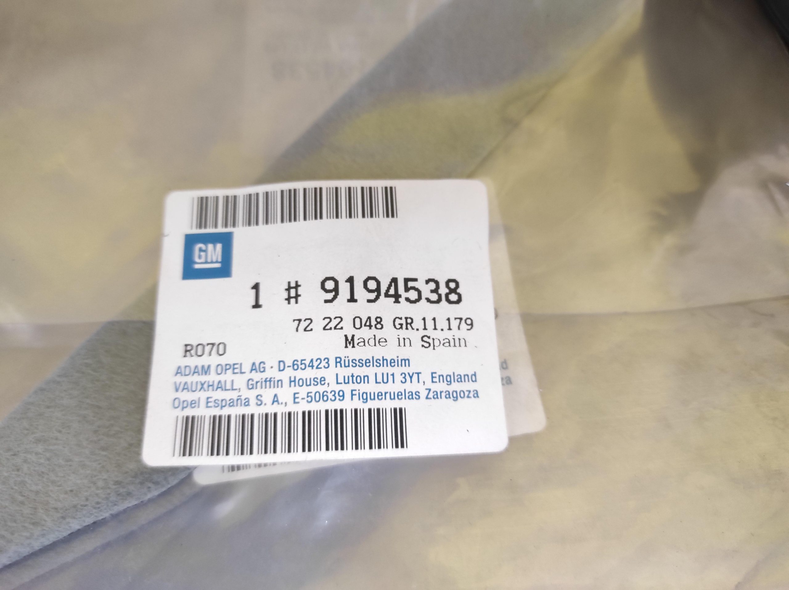 ID_82528_orig-1.jpg Konvolut Opel Original Ersatzteile Kleinteile Dichtungen Keilriemen Riemen Neu