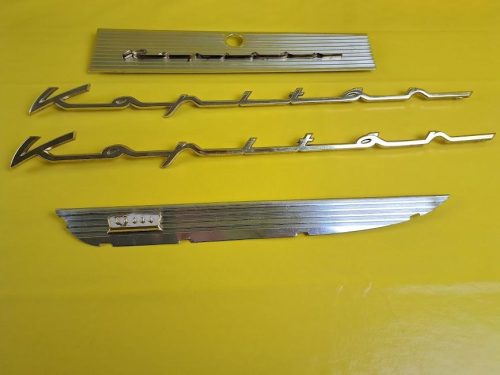 Emblem Krone Schriftzug Opel Kapitän PL 2,6 Zierteile Original