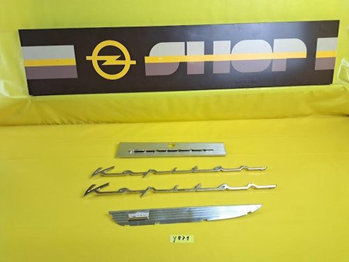 Emblem Krone Schriftzug Opel Kapitän PL 2,6 Zierteile Original