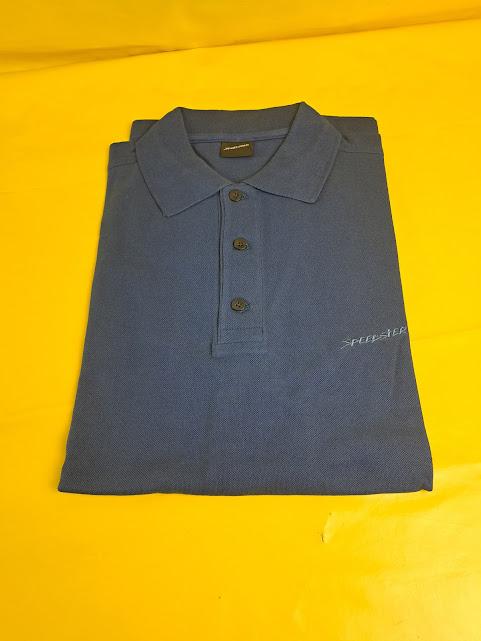 ID_89841_orig.jpg Opel Speedster Collection Polo Shirt T-Shirt Größe L Blau 100 % Baumwolle Original